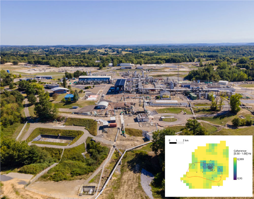 aerial view of rock mountain